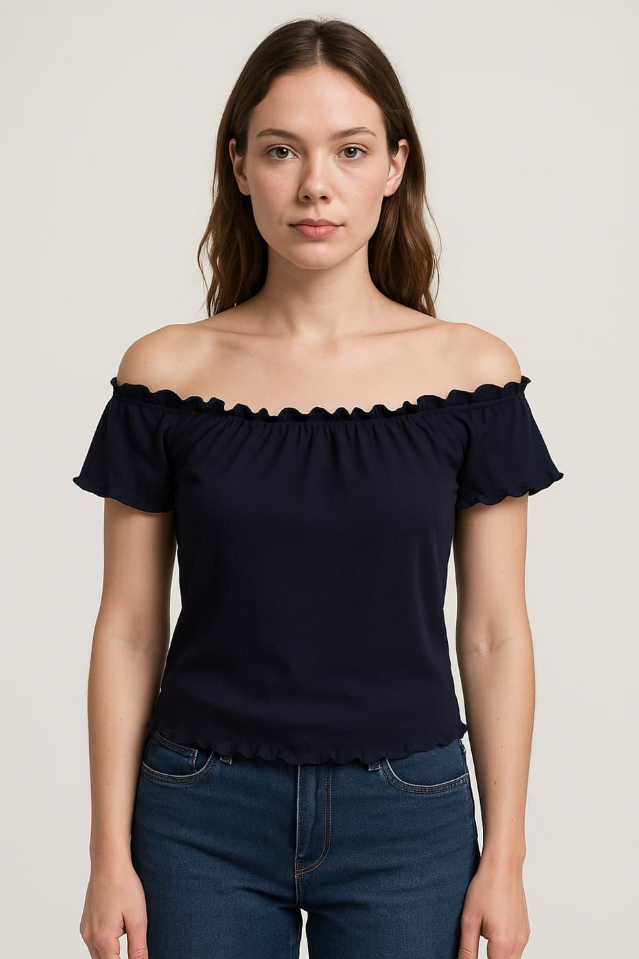 Rumbera Top - Navy