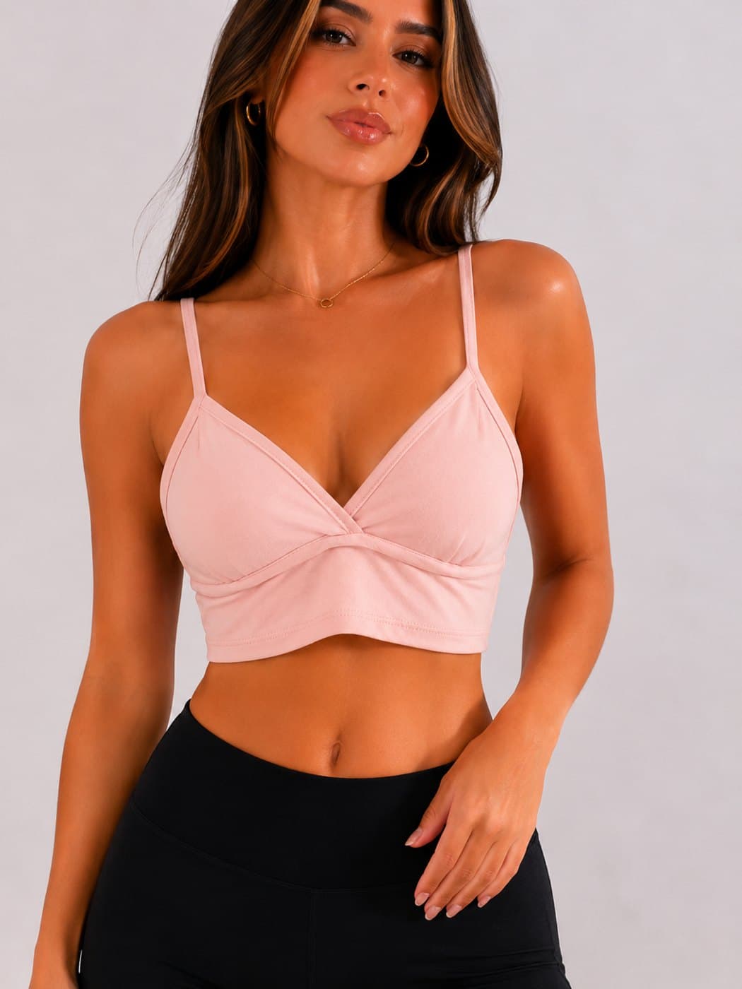 Mini Peach Skin Top - Melon