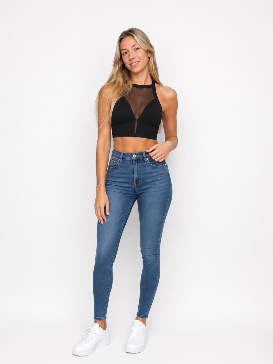 Mesh Top - Black