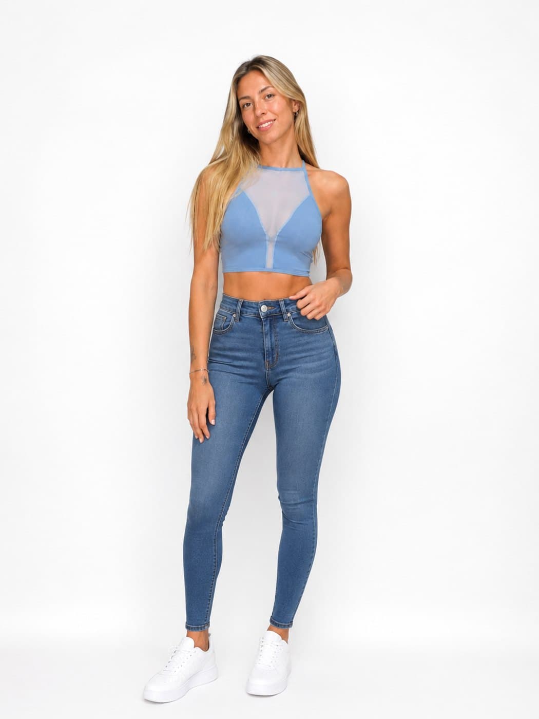 Mesh Top - Royal Blue