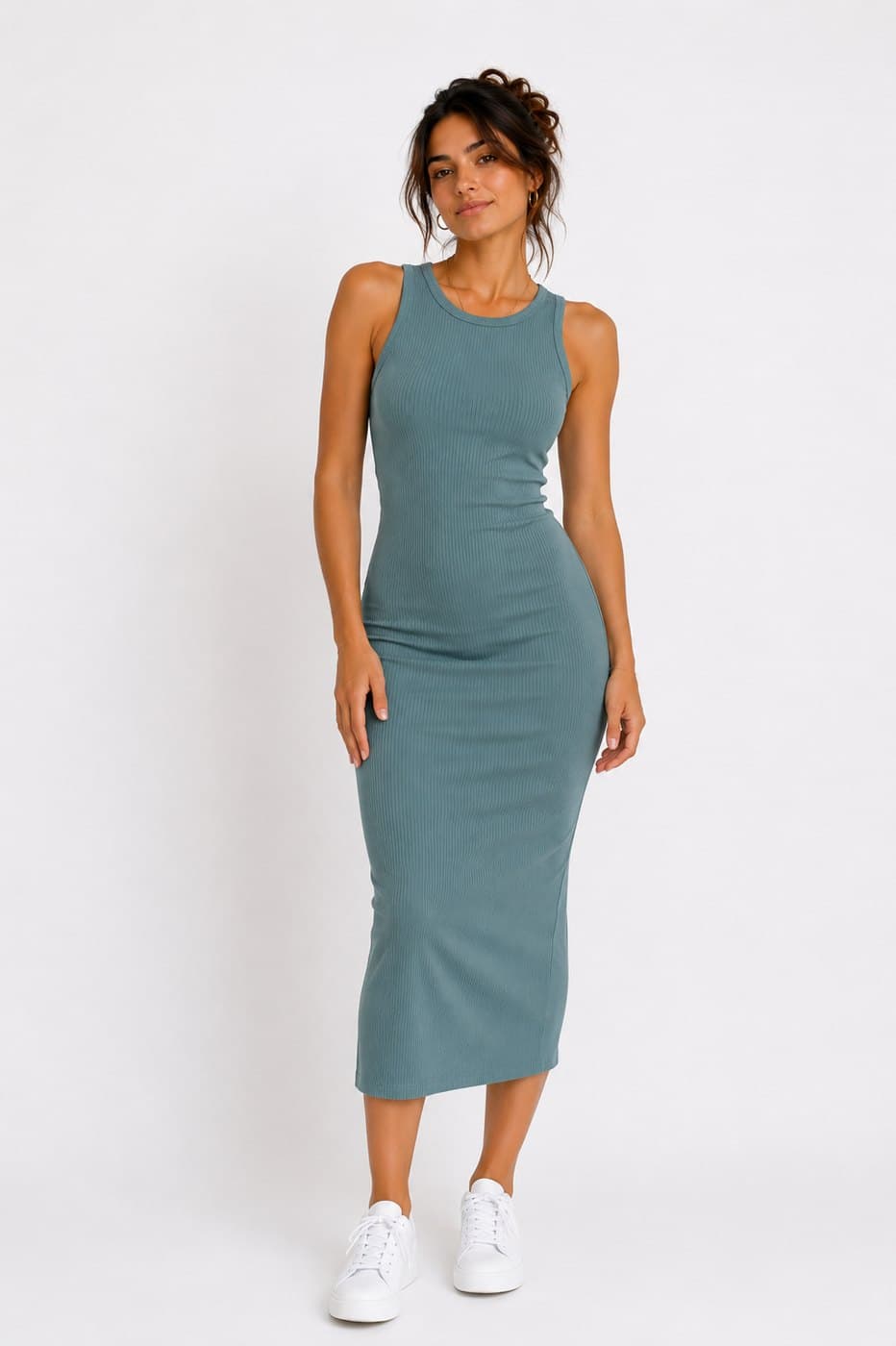 Ariana Dress - Cement Gray