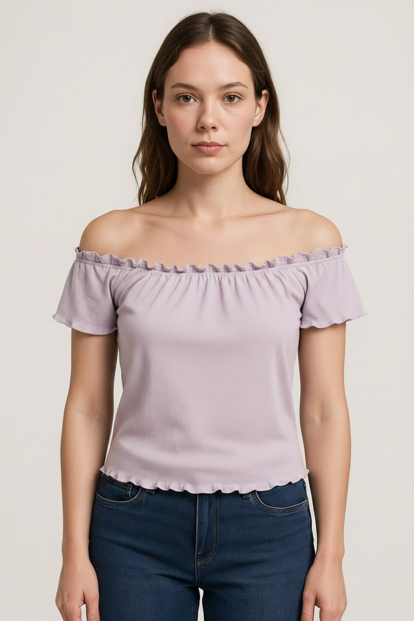 Rumbera Top - Baby Lilac