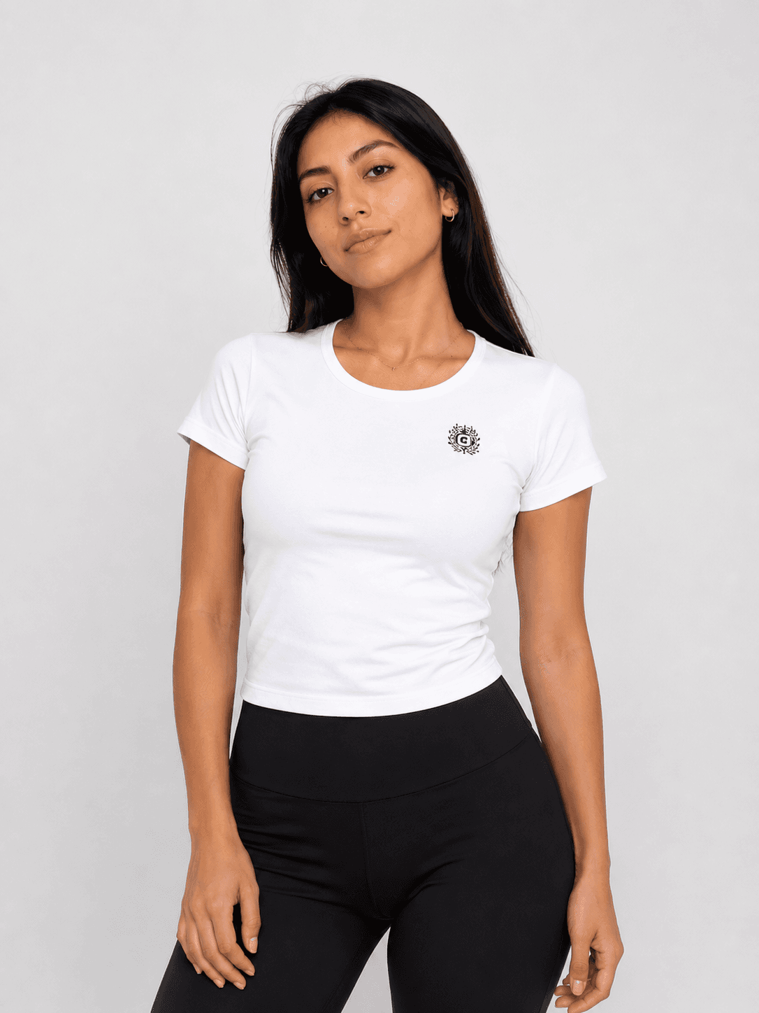 Embroidered Basic Top